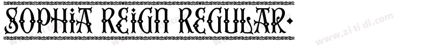 Sophia Reign Regular字体转换